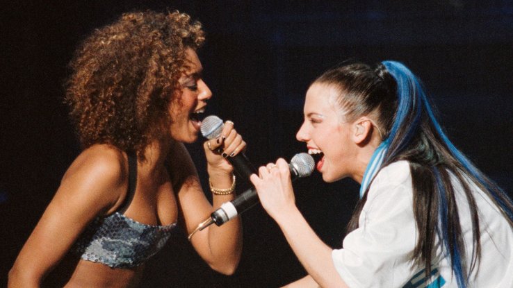 Mel B et Mel C, concert à Marseille, 1998
