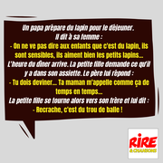 La blague du jour : le lapin