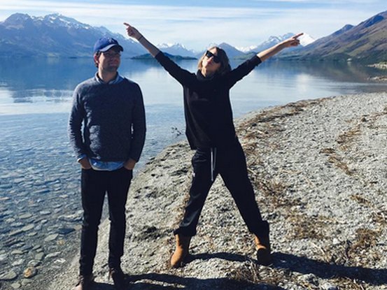 Taylor Swift et son frère en Nouvelle Zélande 