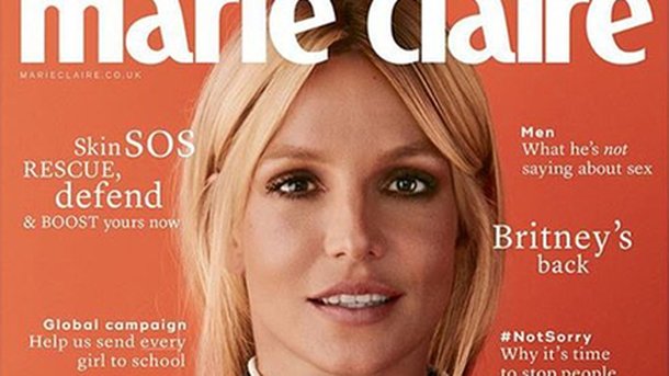 Britney Spears sublime en Une de Marie Claire!