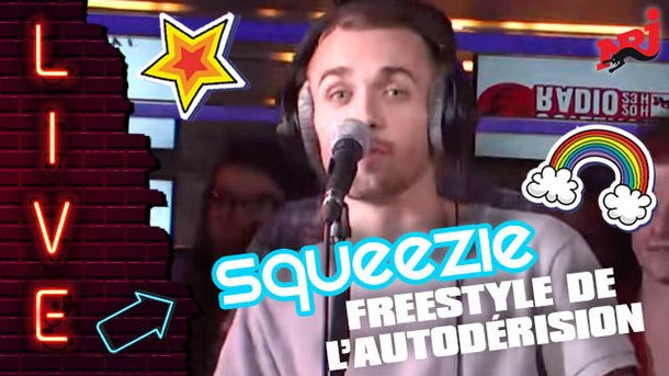 Squeezie fait un freestyle chez Guillaume Radio sur NRJ !