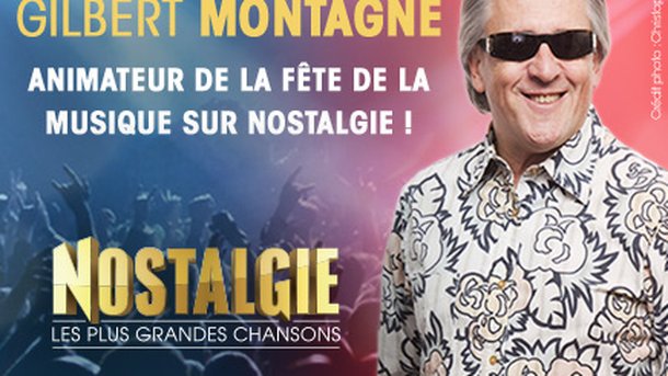 Gilbert Montagné animateur sur Nostalgie