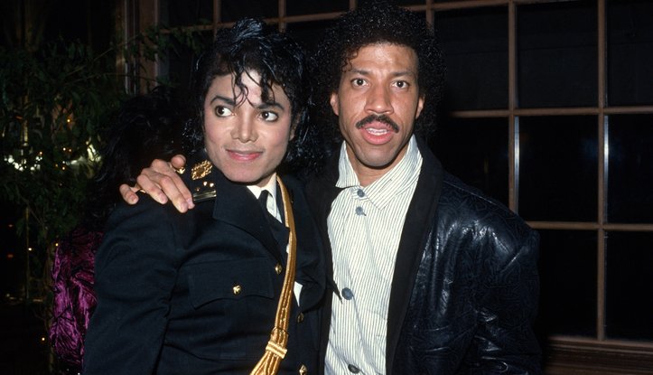 Michael Jackson et Lionel Richie, 1985