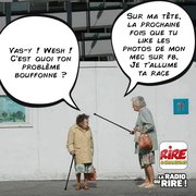 Deux mamies un peu énervées discutent....