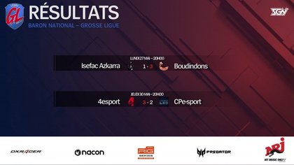 La Grosse Ligue - League Of Legends : Résultats des demi-finales