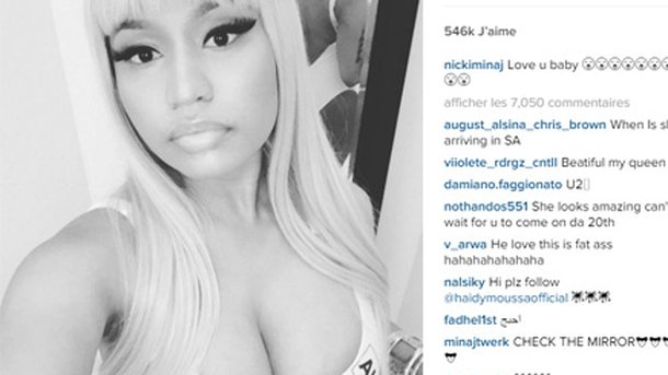 Nicki Minaj enflamme Instagram