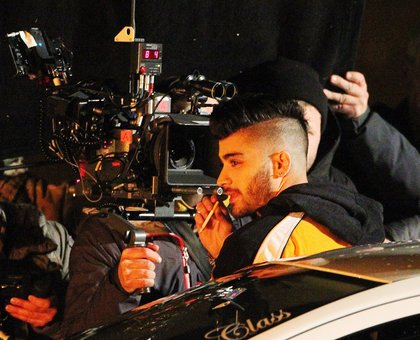 Zayn Malik - Tournage d'un clip à Manchester