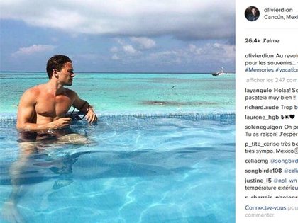 Olivier Dion en vacances au Mexique