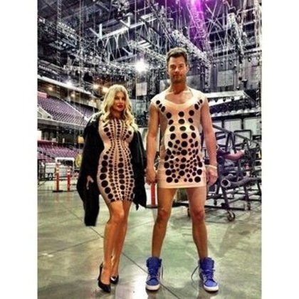 Fergie : grand moment avec Josh Duhamel at KCA hier. Il a tout dechiré.