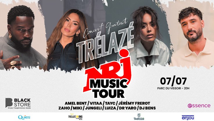 NRJ Music Tour Trélazé 2026