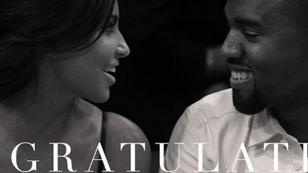 Beyoncé félicite Kanye West et Kim Kardashian