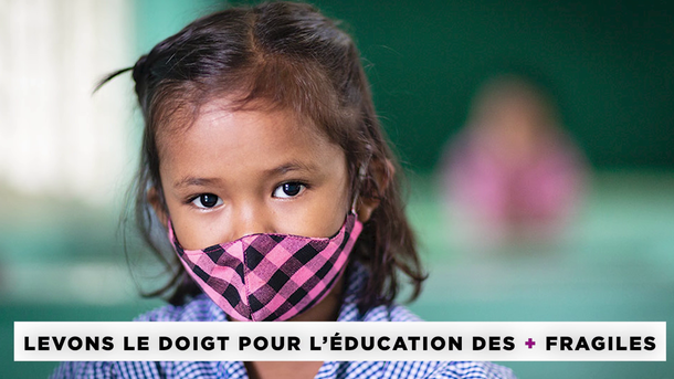 « Levons le doigt pour l’éducation des + fragiles », poursuivons notre combat pour l'éducation !