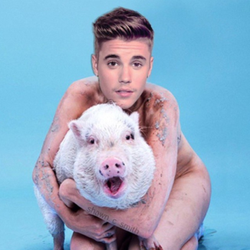 Justin Bieber photomontage