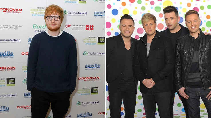 Ed Sheeran et Westlife