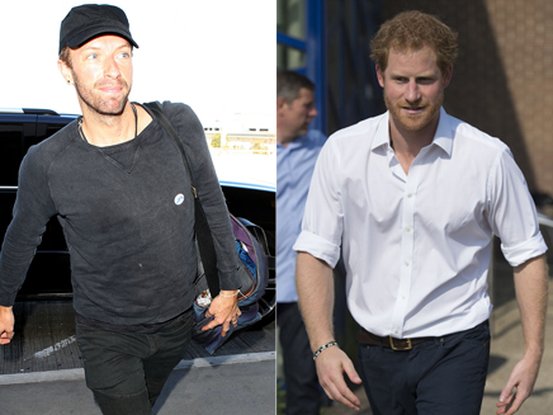 Chris Martin et le Prince Harry