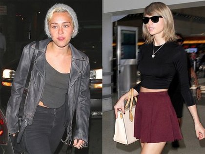 Miley Cyrus et Taylor Swift 