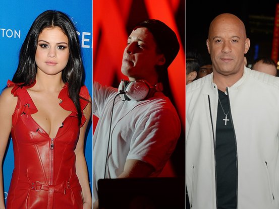 Selena Gomez, Kygo et Vin Diesel