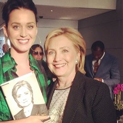 katy perry et Hilary Clinton