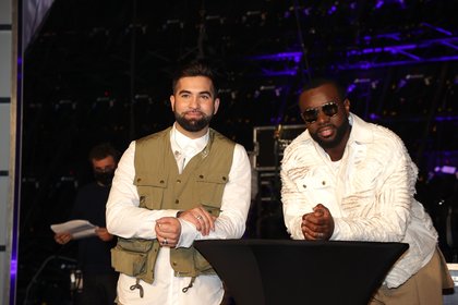 Gims et Kendji Girac - Backstage NRJ Music Awards Paris Edition