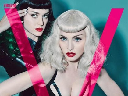 Katy Perry&Madonna - cover V magazine