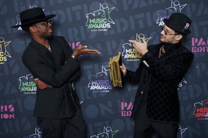 Dadju et Soolking - Photocall NRJ Music Awards Paris Edition