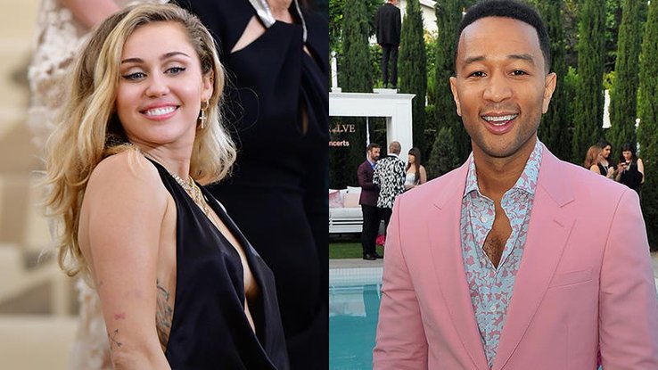 Miley Cyrus et John Legend