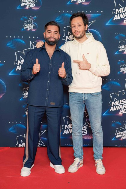 Kendji Girac et Vianney - TAPIS ROUGE - NRJ MUSIC AWARDS 2023