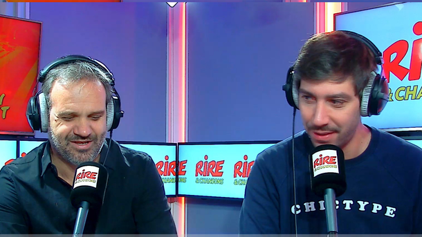 Patrick Chanfray et Vincent Piguet - au standard de Rire & Chansons - La drôle de chronique