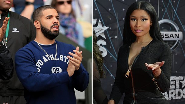 Nicki Minaj dans les coulisses du concert de Drake