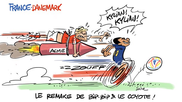 Humour - Kylian Mbappé vu par Saive - Bamboo et Rire & Chansons Football Club