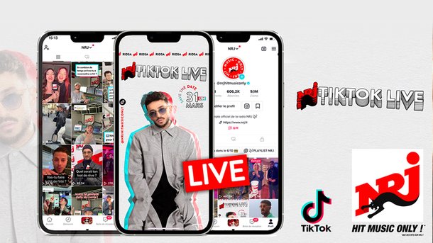 RIDSA en live sur le TikTok NRJ ce soir à 17h !