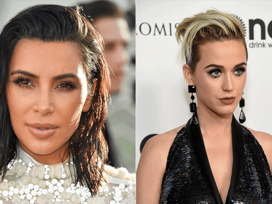 Kim Kardashian et Katy Perry 