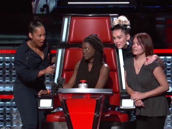 Alicia Keys et Miley Cyrus