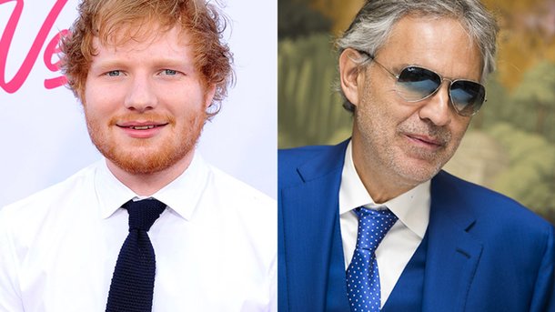 Ed Sheeran: une autre version de «Perfect» avec Andrea Bocelli arrive!