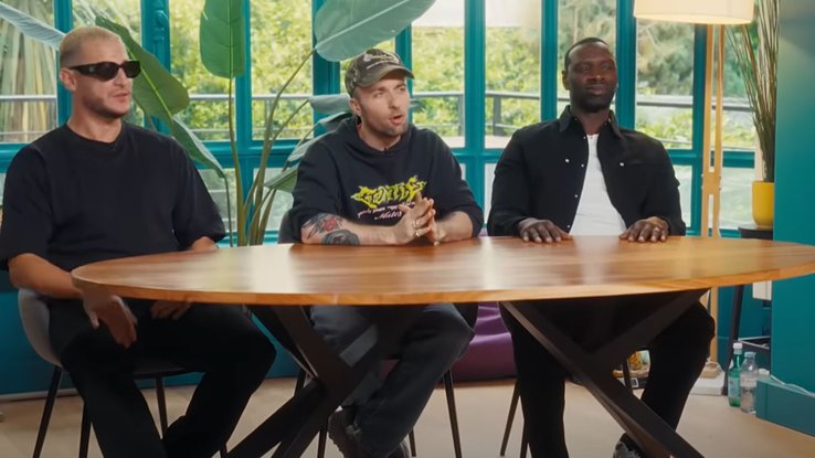 DJ Snake, Squeezie et Omar Sy