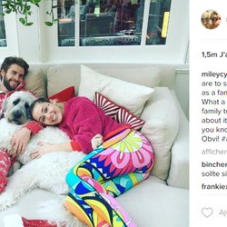 Miley Cyrus fête Noël avec la famille de Liam Hemsworth