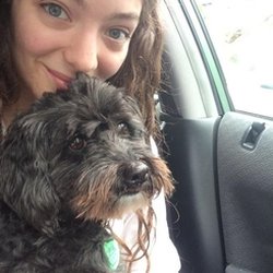 Lorde: tried to take a qt selfie with my dog before i realized he is going through a deep existential crisis right now oops 