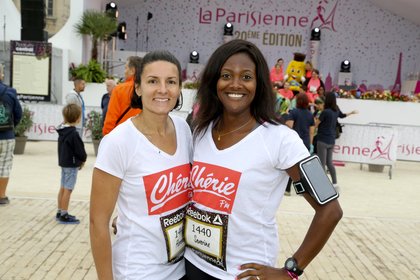 La team Fitnext/Chérie FM lors de la Parisienne
