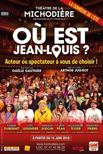 Où est Jean-Louis affiche avec Rire & Chansons