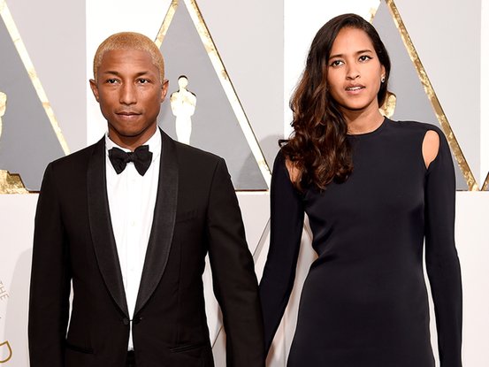 Pharell Williams et Helen Lasichan