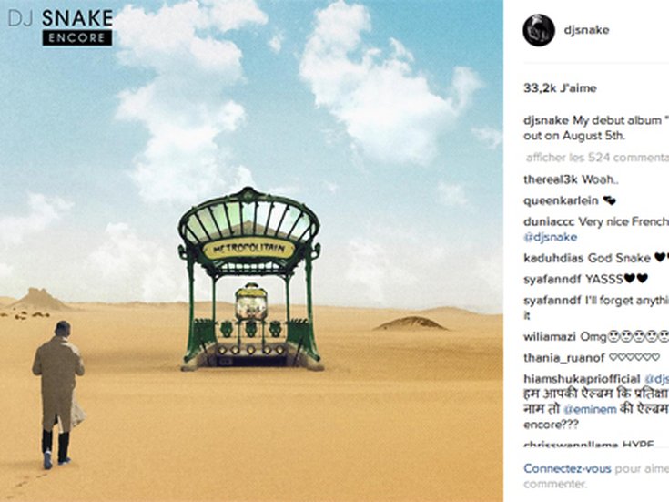 DJ Snake : la pochette de son album "Encore"