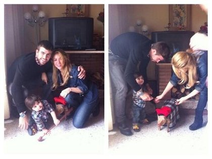 Shakira fête Noël en famille