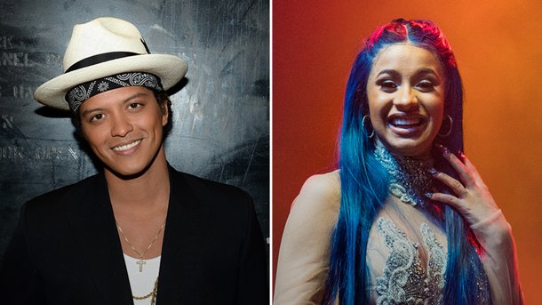 Bruno Mars et Cardi B: toujours Numéro 1 avec «Finesse»