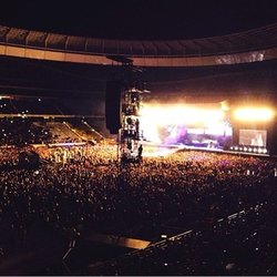 Rihanna in Capetown: $old OWT $tadium tonight !!! Thank you #CAPETOWN I'll remember you