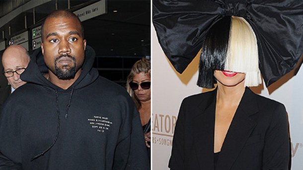 Kanye West avec Sia dans le clip de «Wolves»