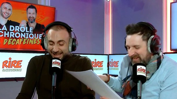 Humour et poubelles la vie -  Les Décaféinés  : "Vous écoutez Rat et Chansons,  avec Sarah D'égout et DéboRah Deschamps"