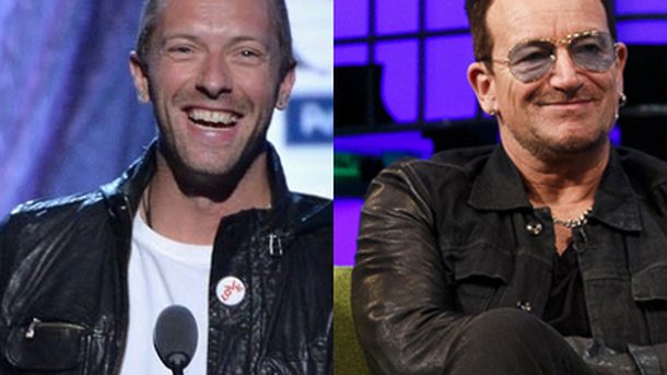 Chris Martin vient en aide à Bono !