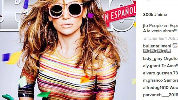 Jennifer Lopez : nouvelle Une au top!