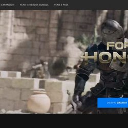 For Honor gratuit sur l'Epic Games Store