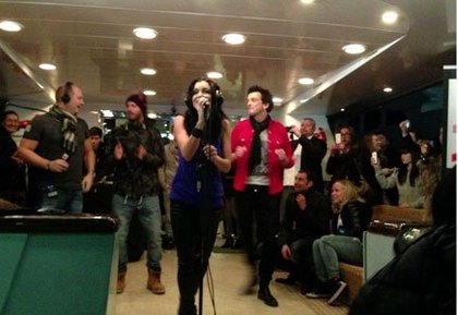Sur le Yacht avec Cauet
